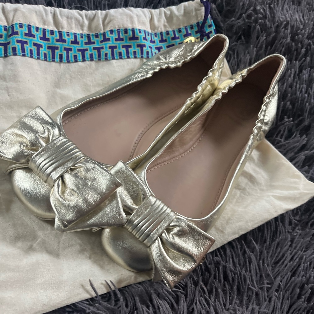 ToryBurch Bow Ballet shoes